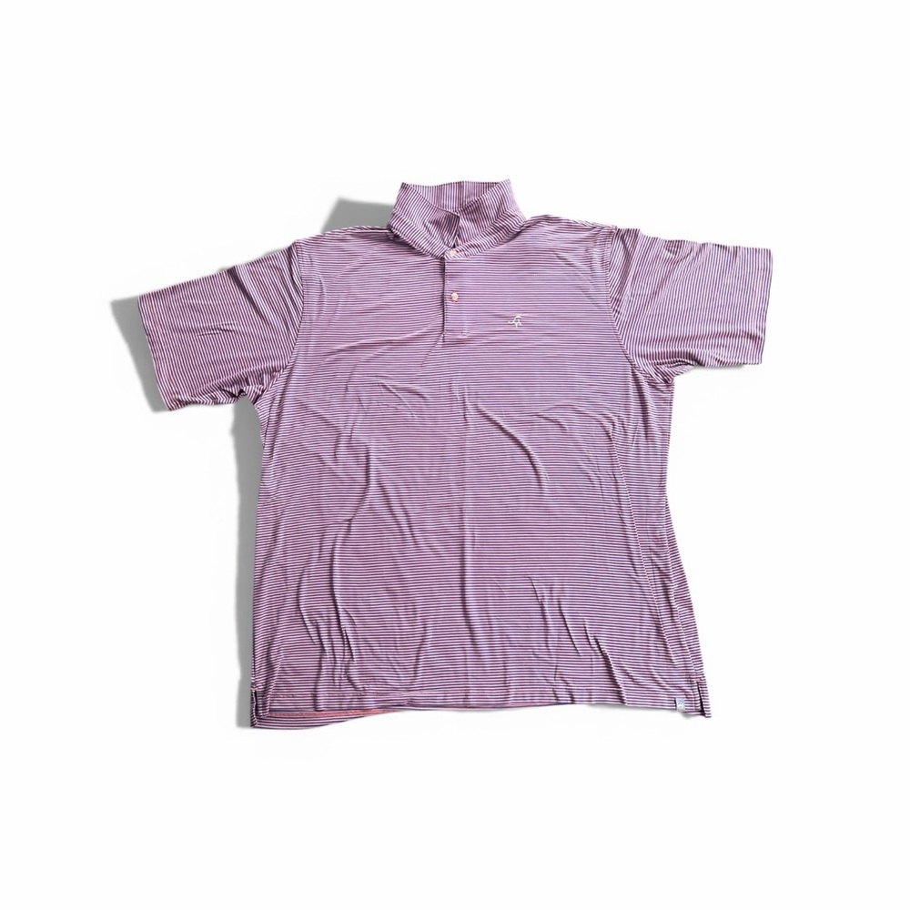 Peter Millar Lavender Striped Polo Shirt